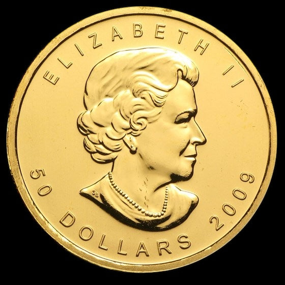 2009 CANADA 1 OZ GOLD MAPLE BU