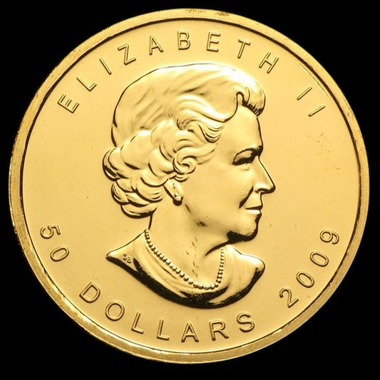 2009 CANADA 1 OZ GOLD MAPLE BU