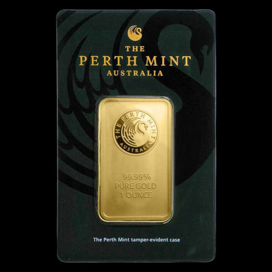 1 OZ GOLD BAR - PERTH MINT (IN ASSAY)