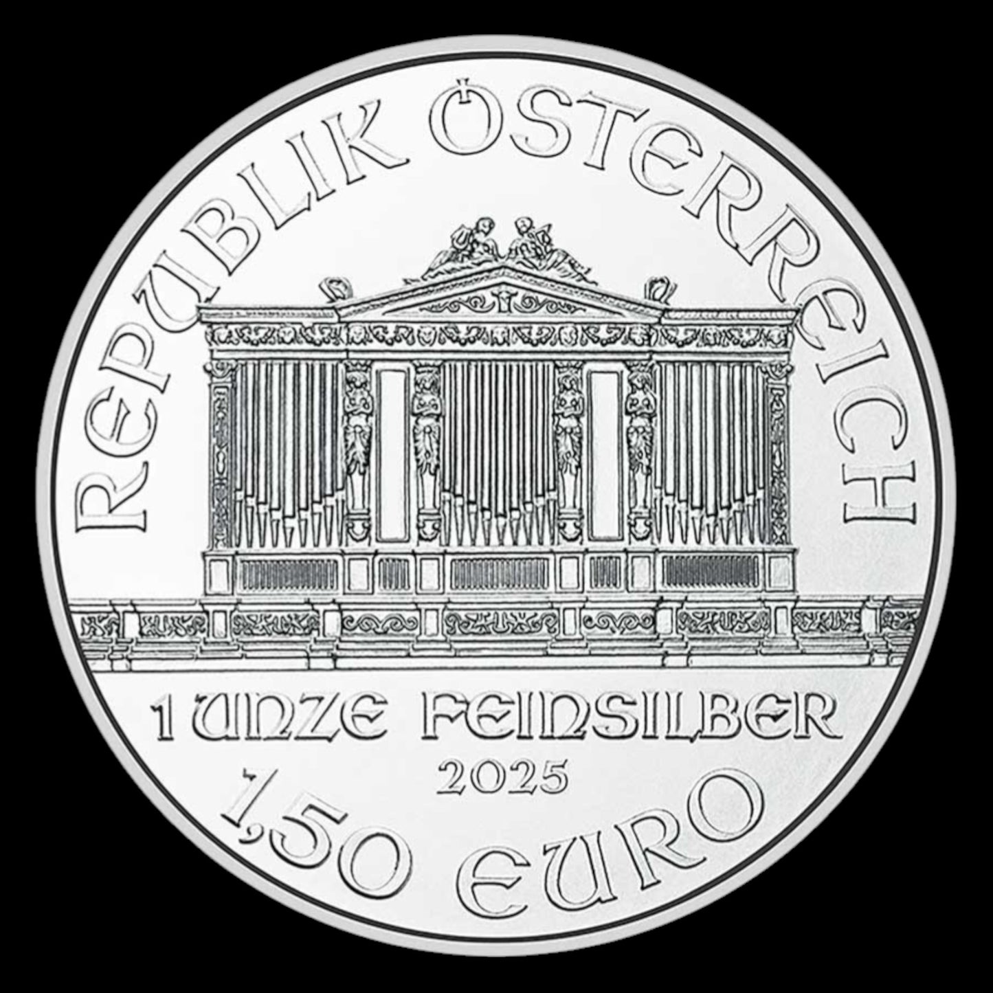 2025 AUSTRIA 1 OZ SILVER PHILHARMONIC (20 COINS IN TUBE)