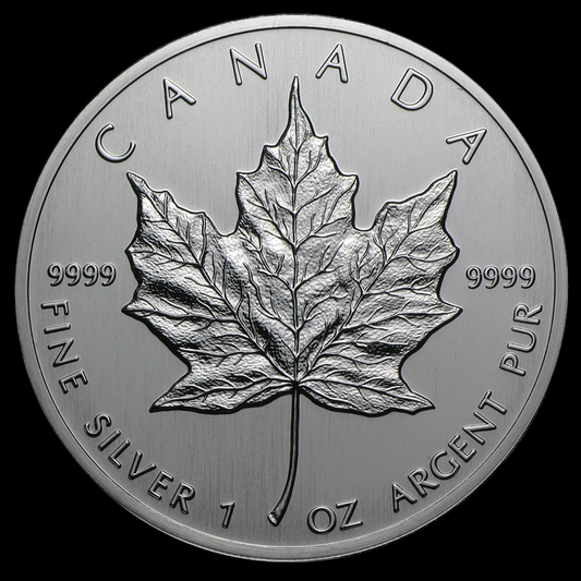 1988 CANADA 1 OZ SILVER MAPLE BU