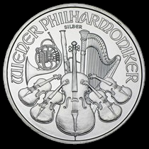2008 AUSTRIA PHILHARMONIC 1 OZ SILVER BU