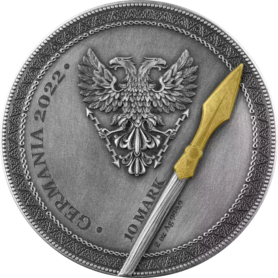 2021 WARRIORS ARMINIUS 2 OZ SILVER BU