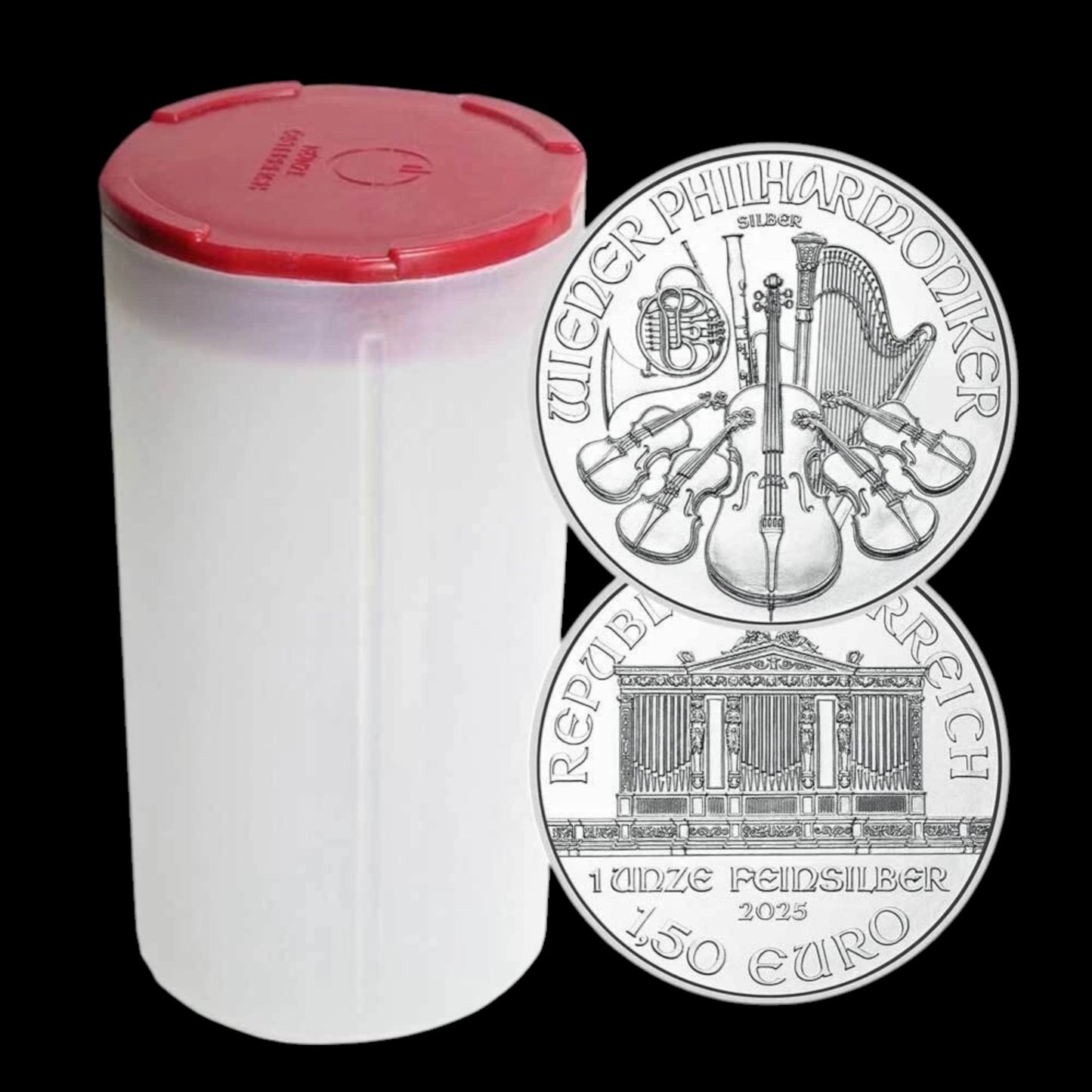 2025 AUSTRIA 1 OZ SILVER PHILHARMONIC (20 COINS IN TUBE)