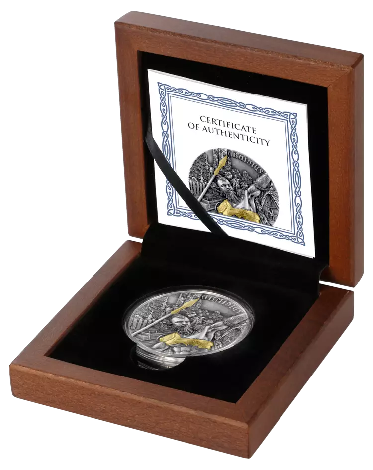 2021 WARRIORS ARMINIUS 2 OZ SILVER BU